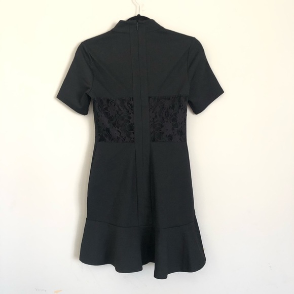 Laced Back High Neck Mini Dress - Picture 2 of 4